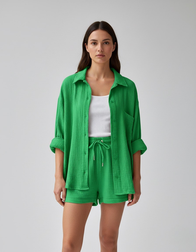 Textured Summer Two-Piece Lounge Set