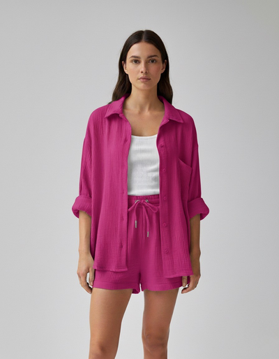 Textured Summer Two-Piece Lounge Set