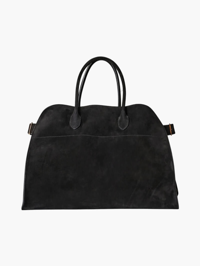 Timeless Elegance Suede Handbag