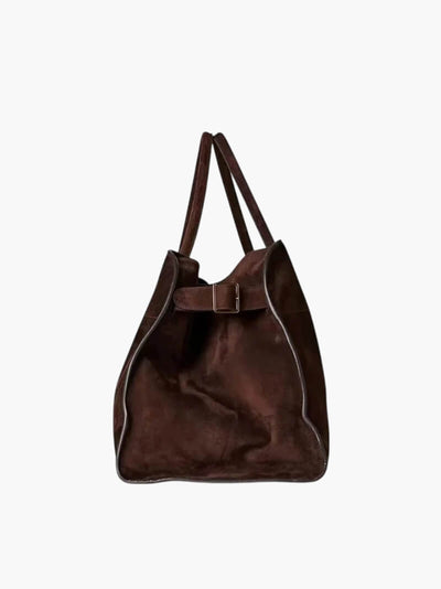 Timeless Elegance Suede Handbag
