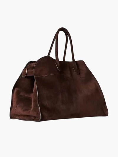 Timeless Elegance Suede Handbag