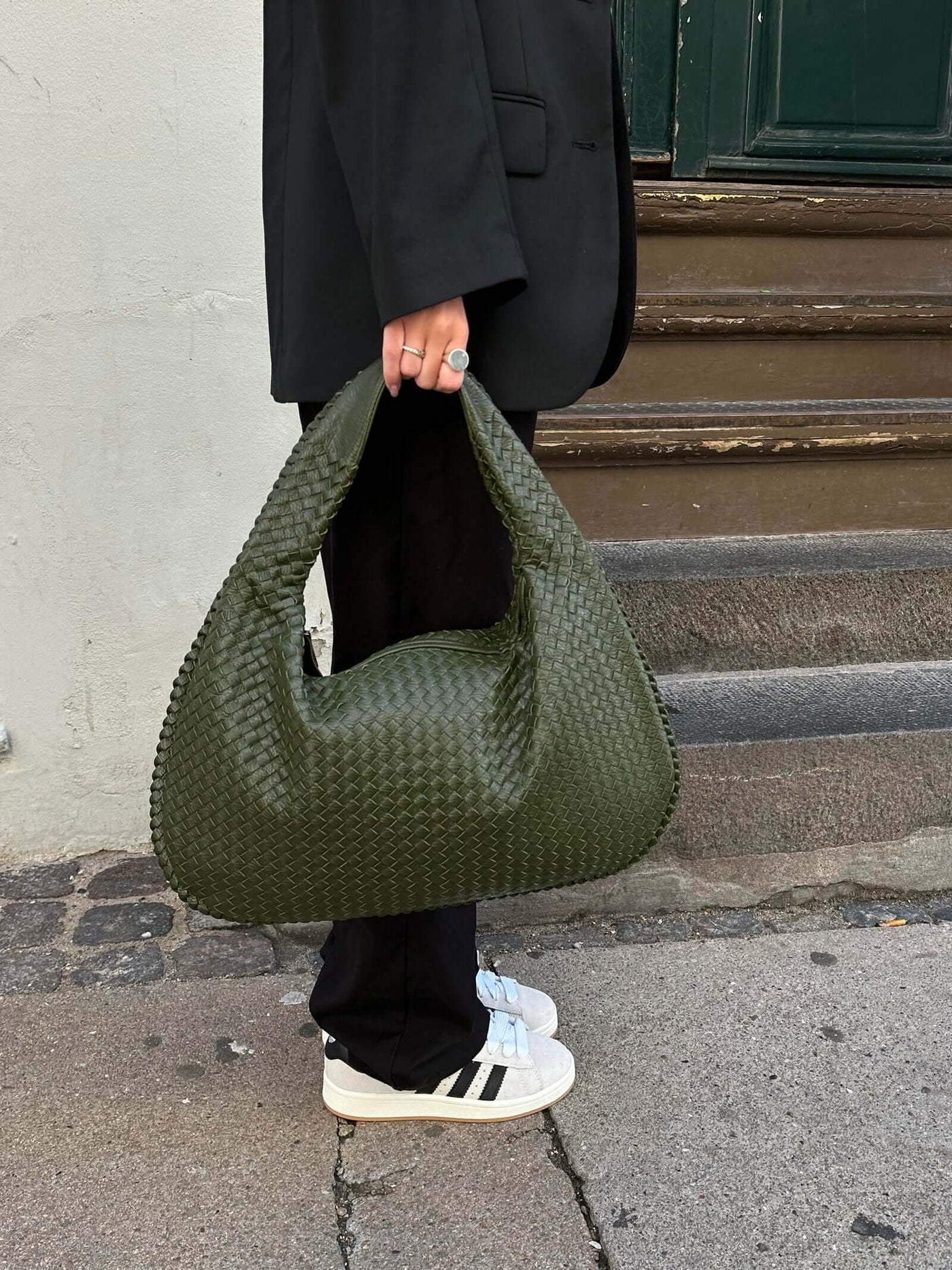 Timeless Woven Hobo Bag