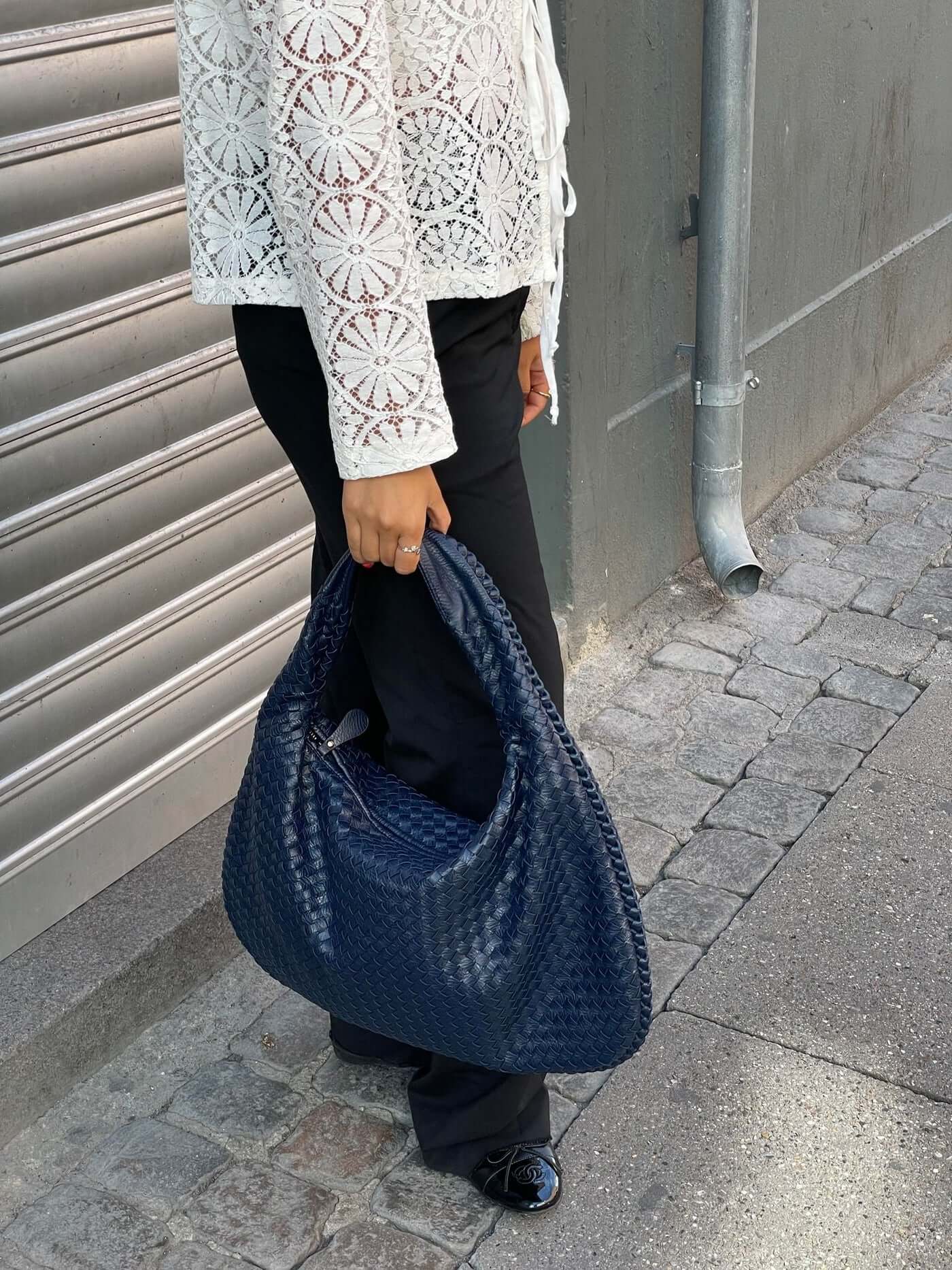 Timeless Woven Hobo Bag