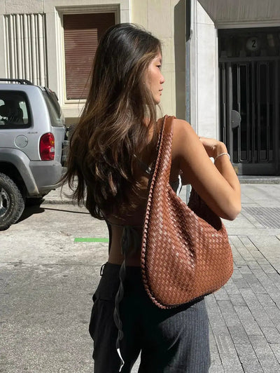 Timeless Woven Hobo Bag