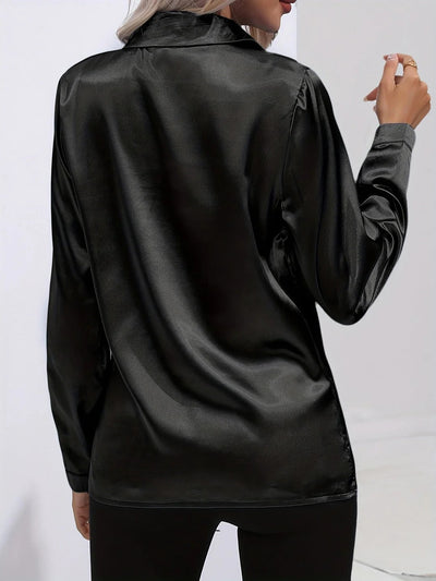 Twilight Shine Draped Blouse