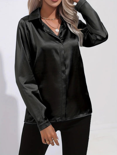 Twilight Shine Draped Blouse