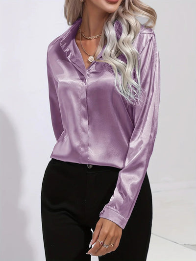 Twilight Shine Draped Blouse