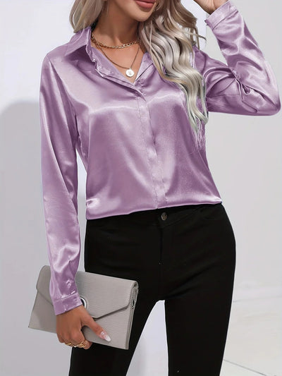 Twilight Shine Draped Blouse