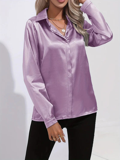 Twilight Shine Draped Blouse