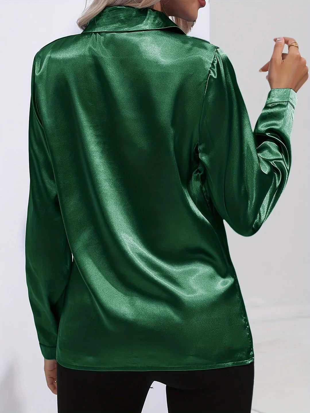 Twilight Shine Draped Blouse