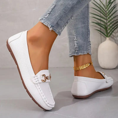 Urban Chic Chain-Accent Loafers