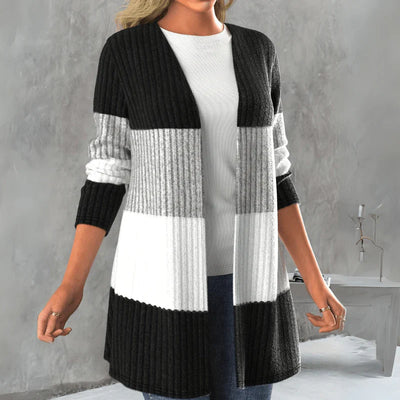 Urban Chic Colorblock Knit Cardigan