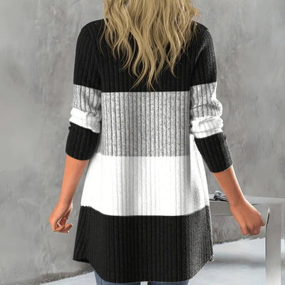 Urban Chic Colorblock Knit Cardigan