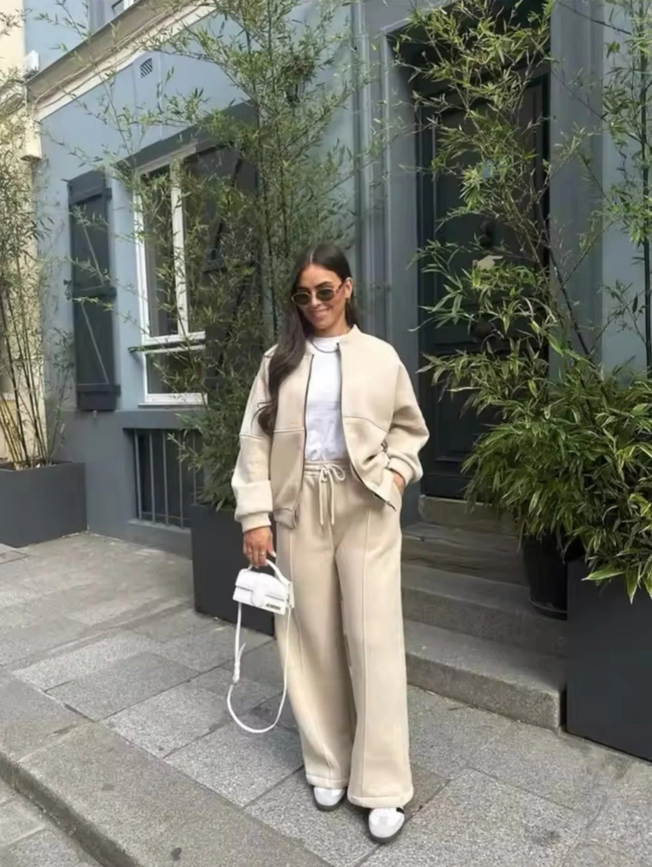 Urban Grace Drawstring Wide-Leg Set