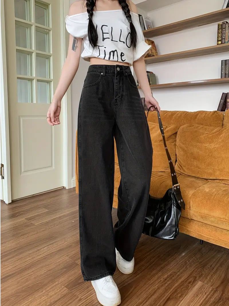 Urban Grace High Waist Wide Leg Jeans