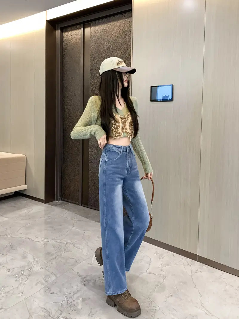 Urban Grace High Waist Wide Leg Jeans