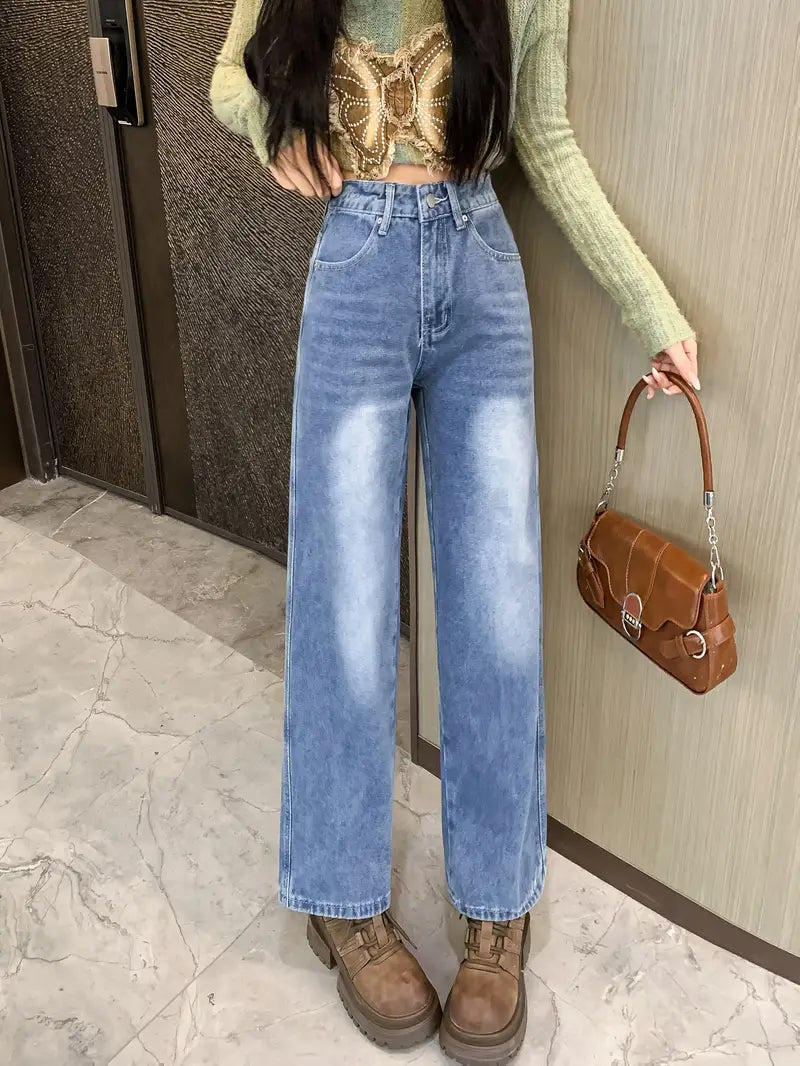 Urban Grace High Waist Wide Leg Jeans