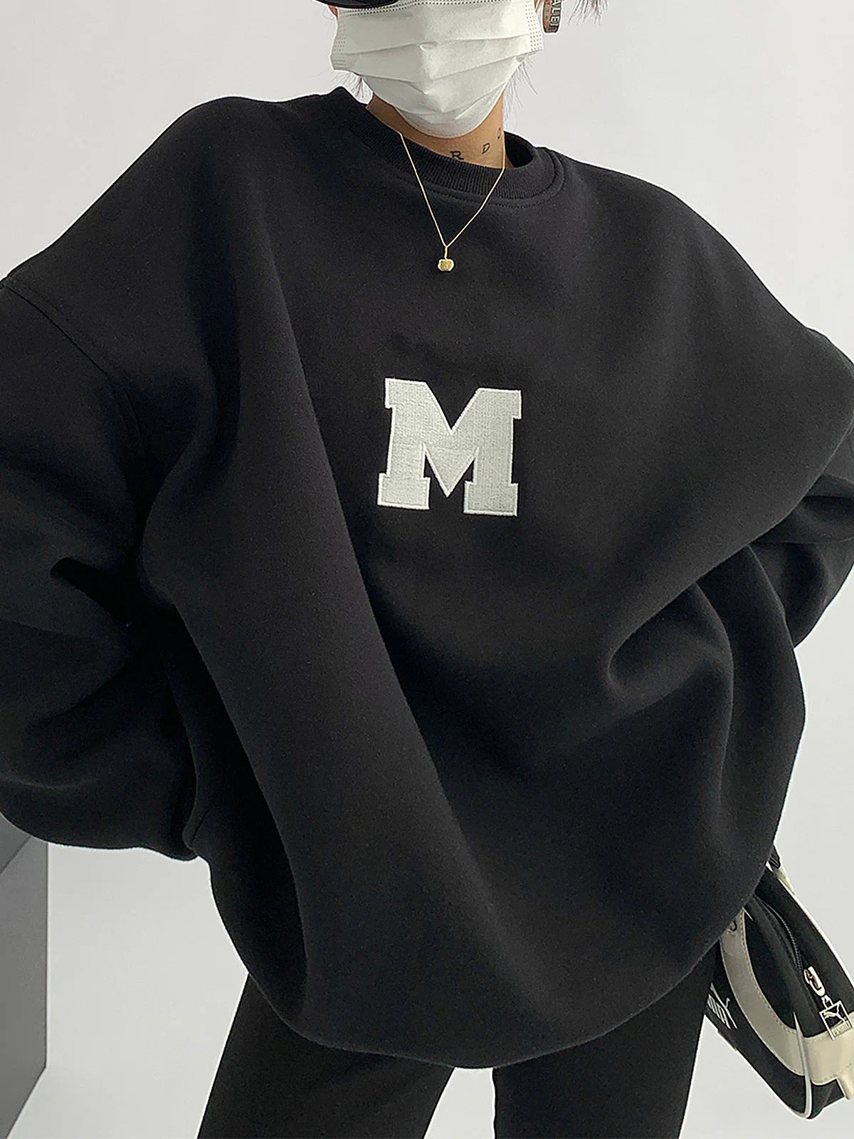 Urban Vibe Oversized Logo Sweatshirt