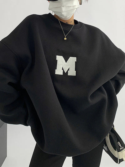 Urban Vibe Oversized Logo Sweatshirt