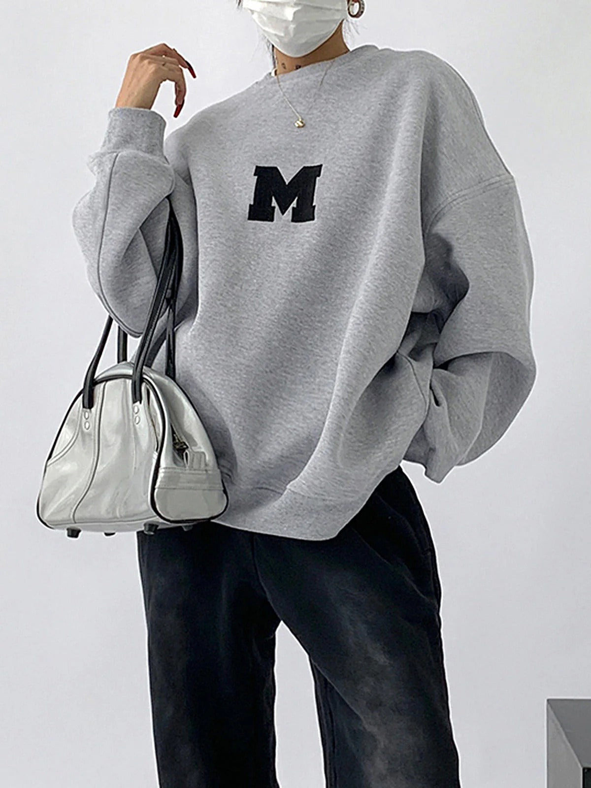 Urban Vibe Oversized Logo Sweatshirt