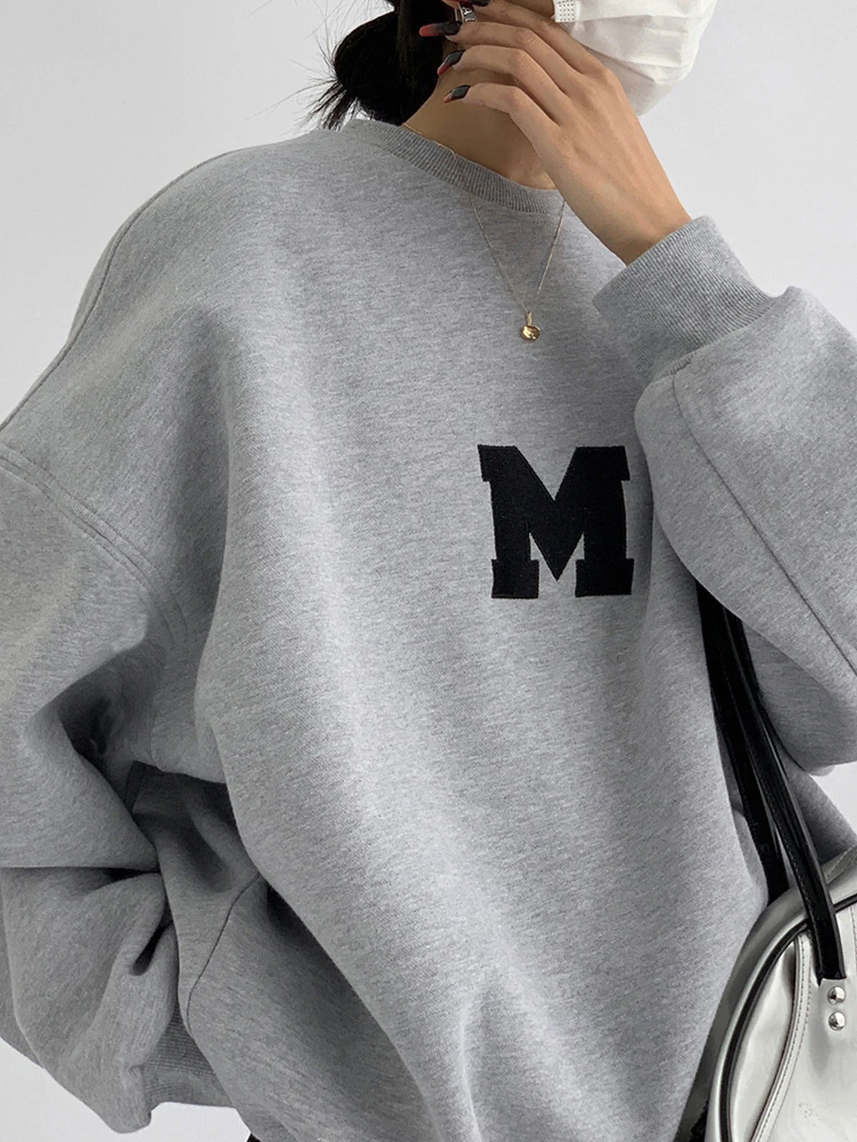 Urban Vibe Oversized Logo Sweatshirt