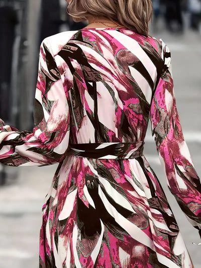 Urban Muse Brushstroke Maxi Dress