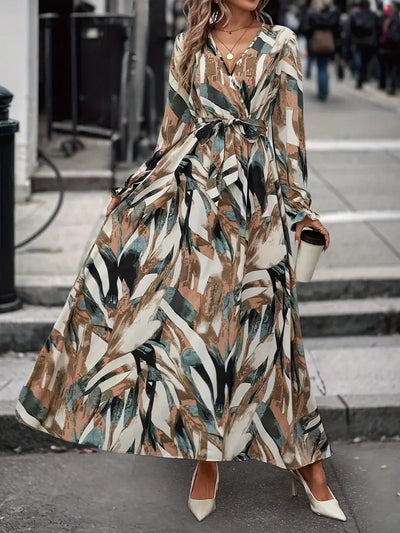 Urban Muse Brushstroke Maxi Dress