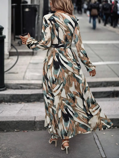 Urban Muse Brushstroke Maxi Dress