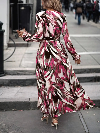 Urban Muse Brushstroke Maxi Dress