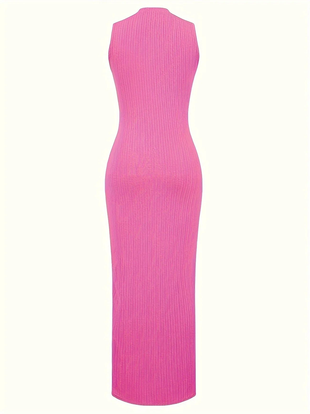 Urban Muse Sleeveless Ribbed Maxi Dress