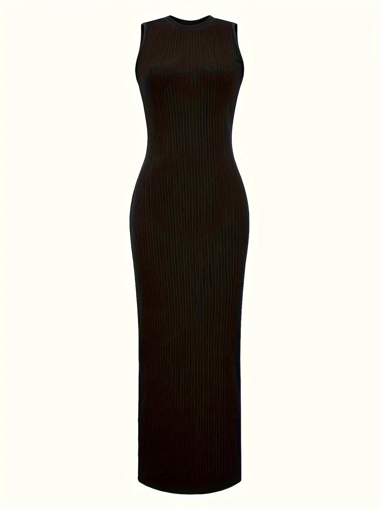 Urban Muse Sleeveless Ribbed Maxi Dress