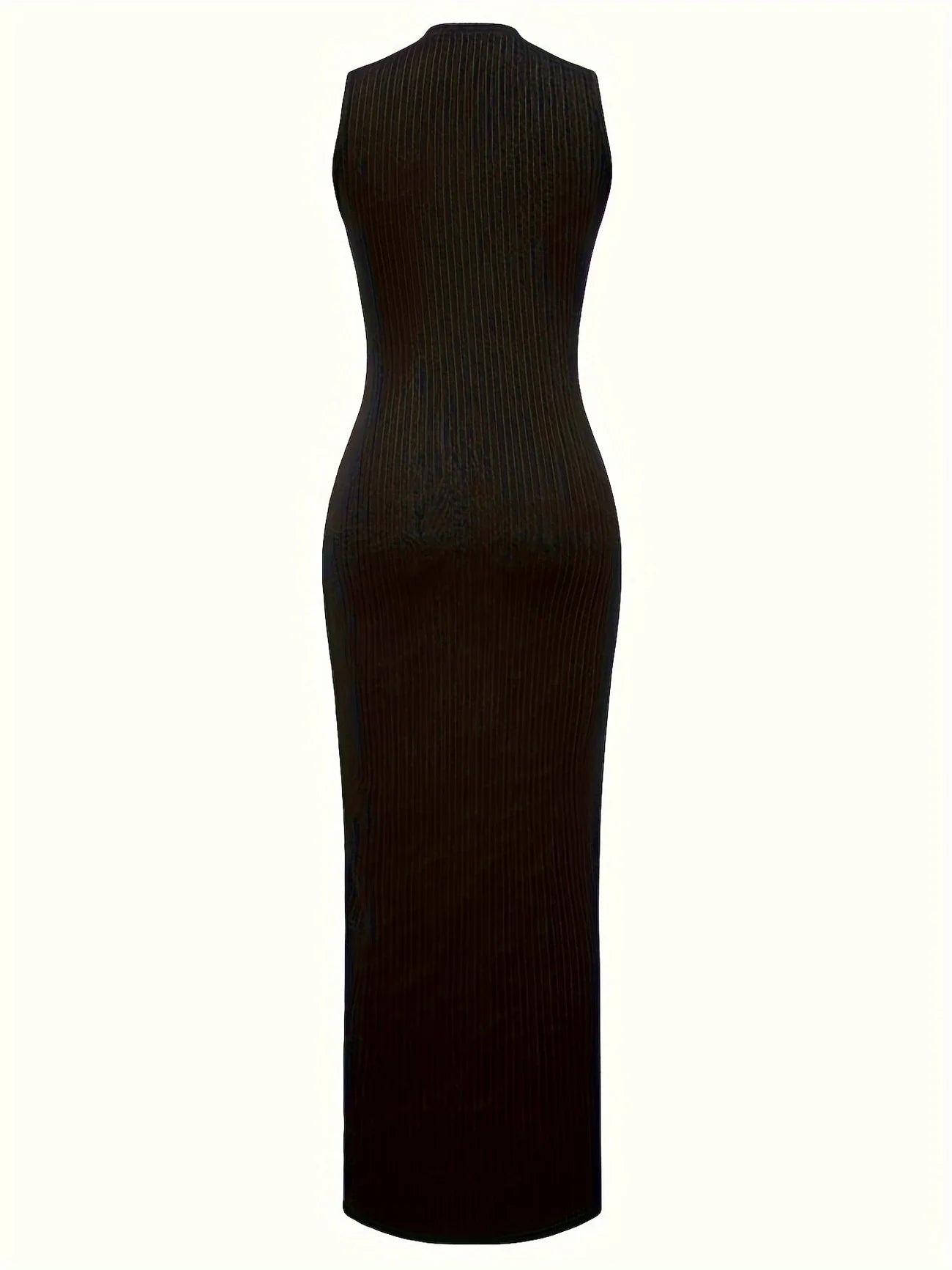 Urban Muse Sleeveless Ribbed Maxi Dress