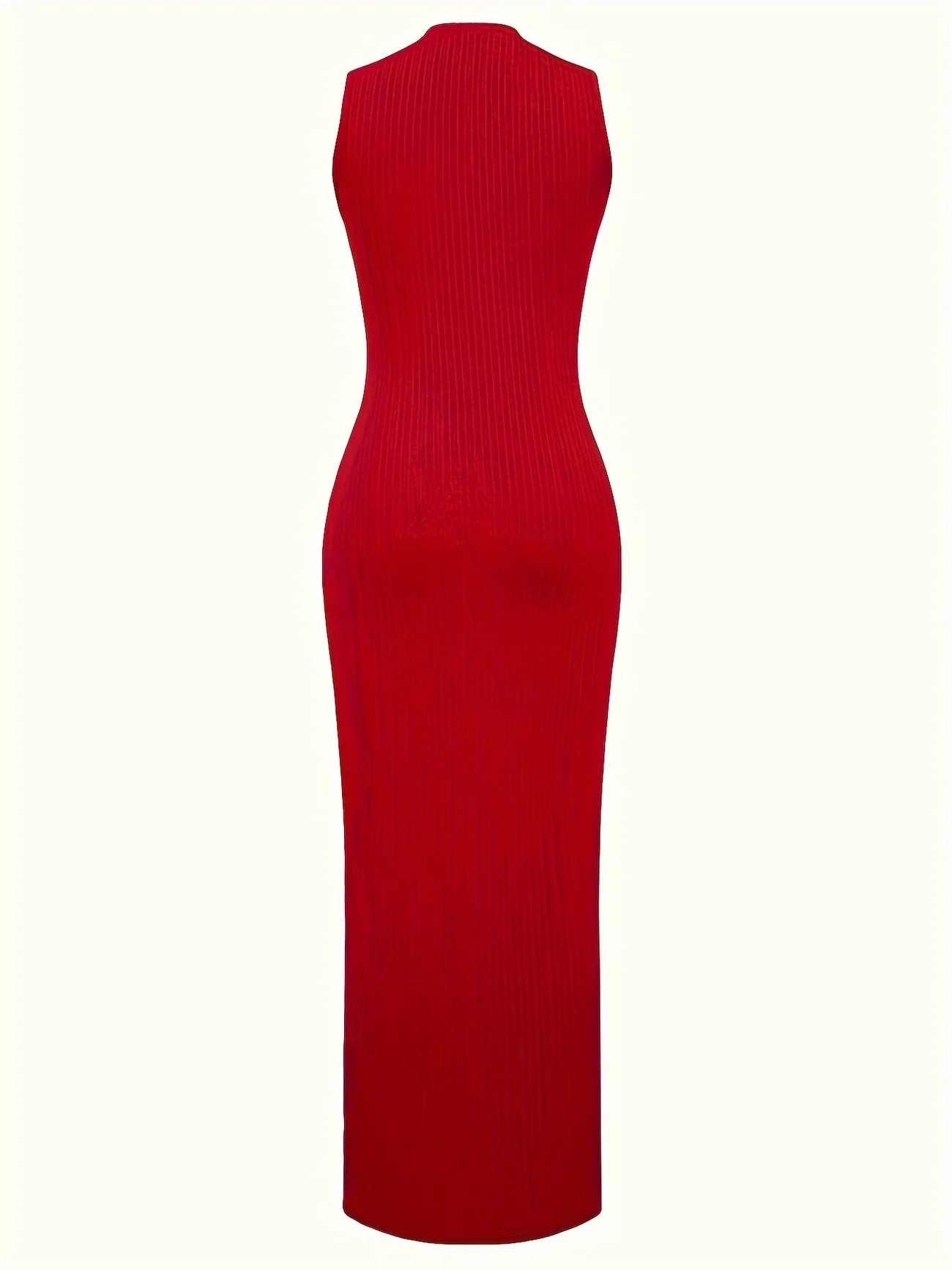 Urban Muse Sleeveless Ribbed Maxi Dress