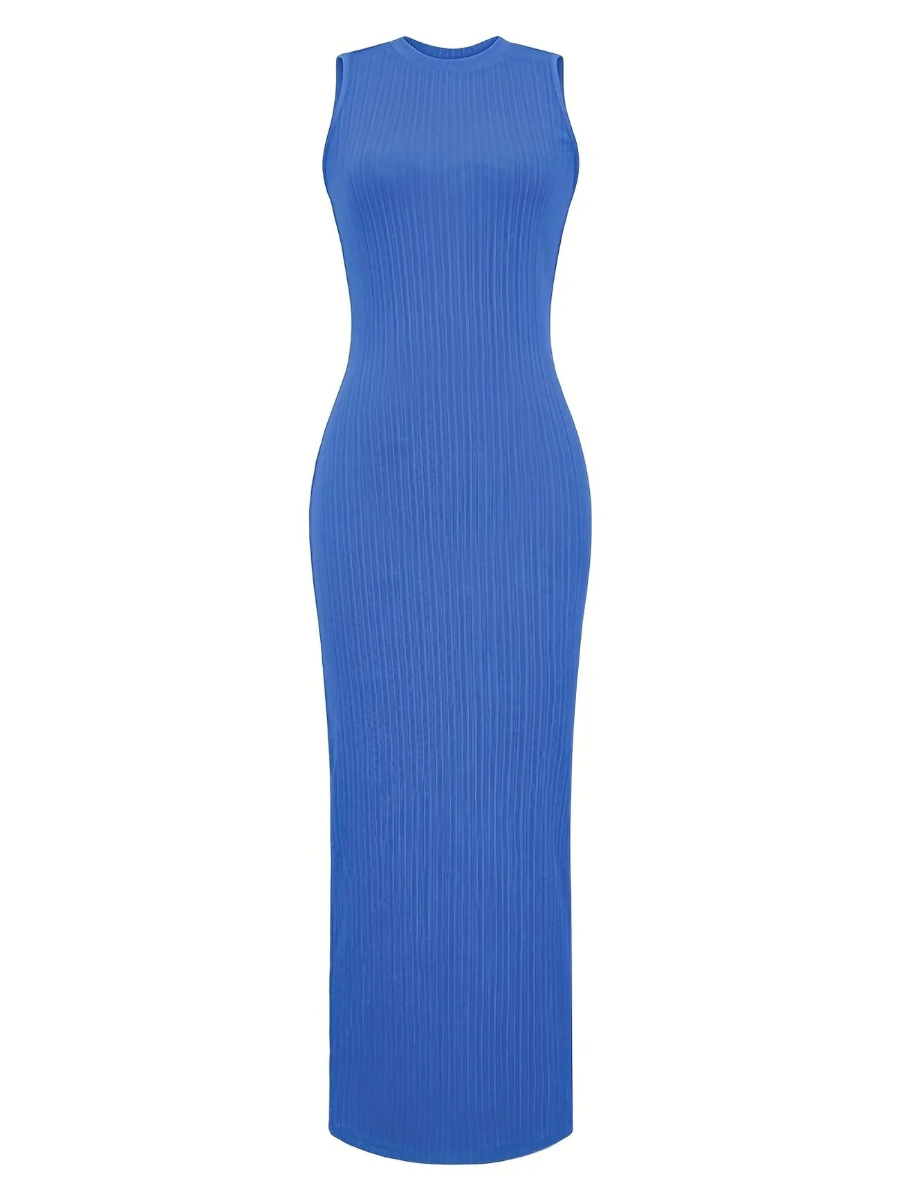 Urban Muse Sleeveless Ribbed Maxi Dress