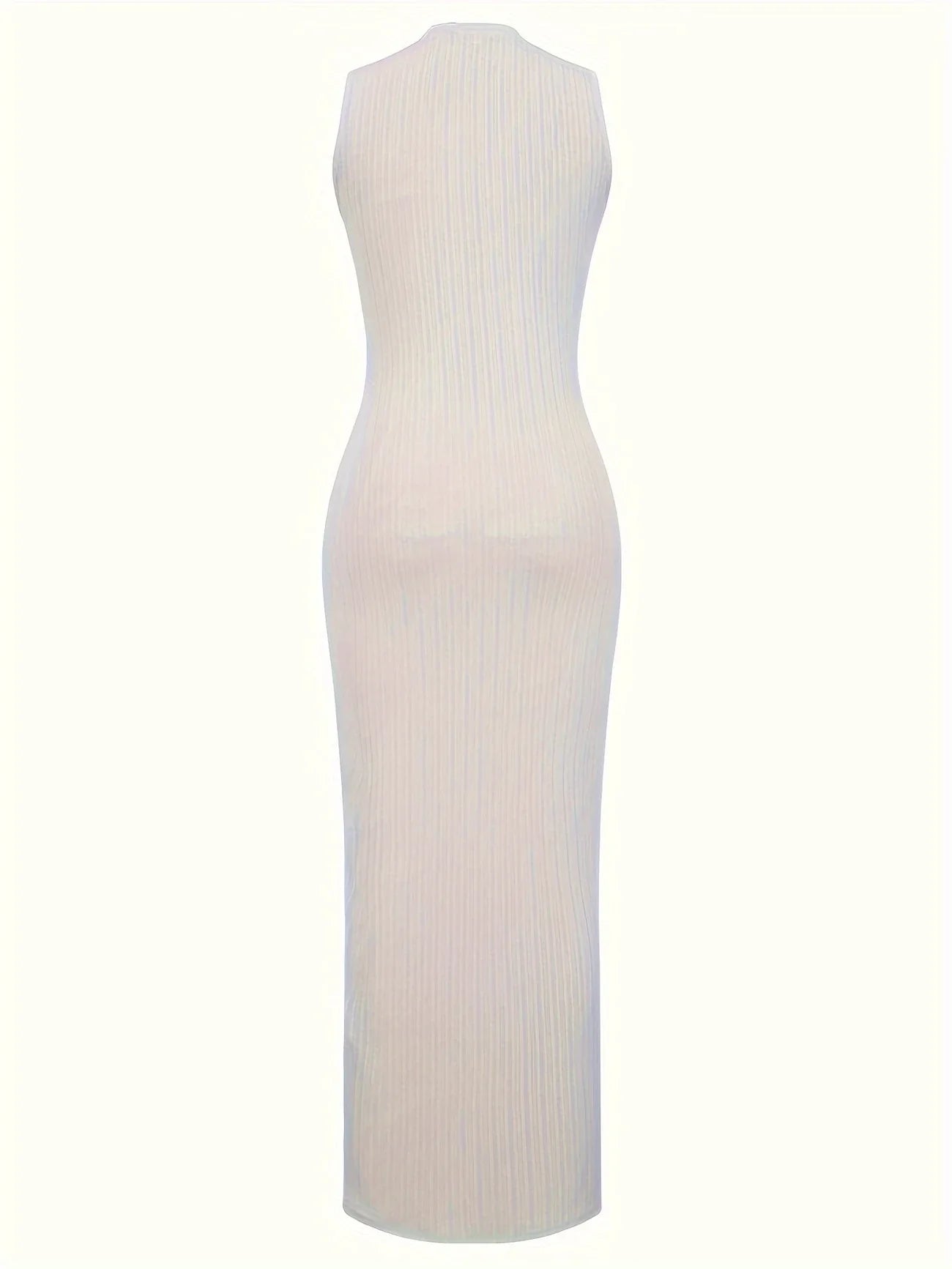 Urban Muse Sleeveless Ribbed Maxi Dress