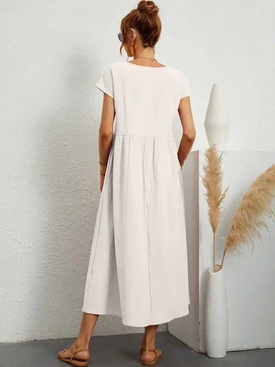 Urban Serenity Flowy Midi Dress