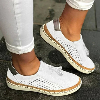 City Walk Perforated Tassel Sneakers