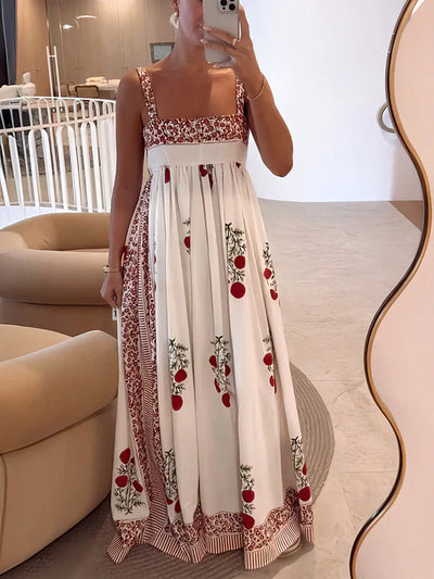 Vintage Cherry Maxi Dress