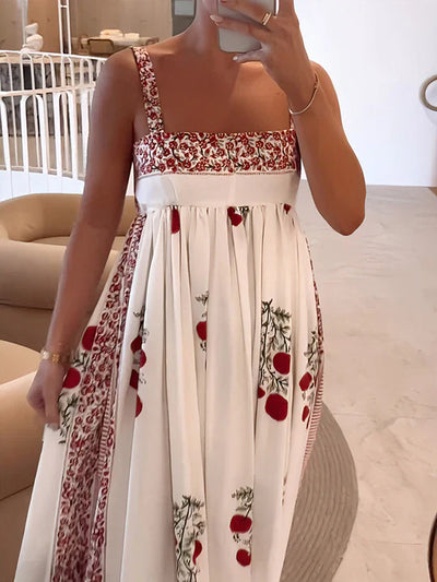 Vintage Cherry Maxi Dress