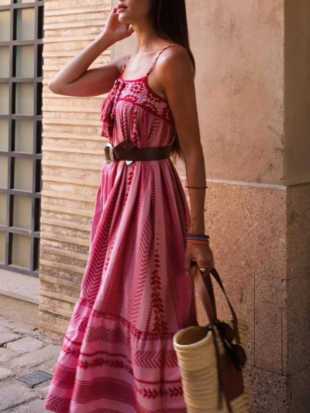Wanderlust Charm Boho Maxi Dress