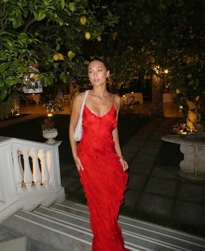 Whispering Desire Chiffon Maxi Dress