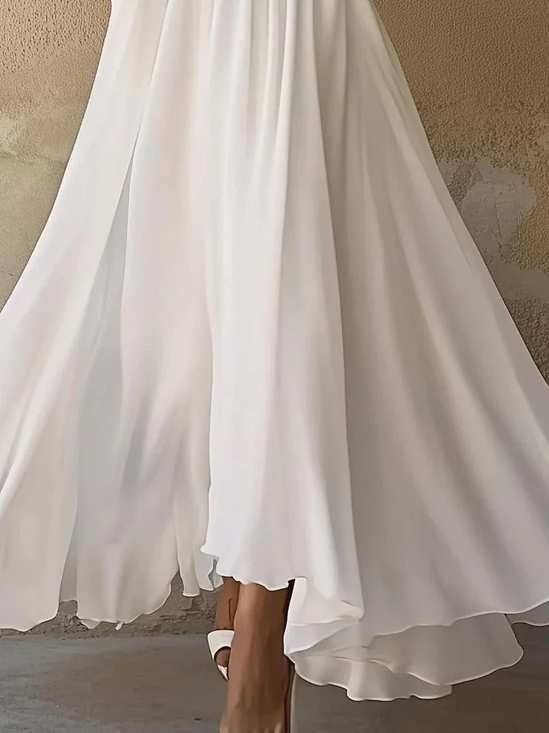 Whispers of Grace Pleated Maxi Dress