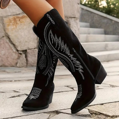 Bohemian Spirit Embroidered Western Boots