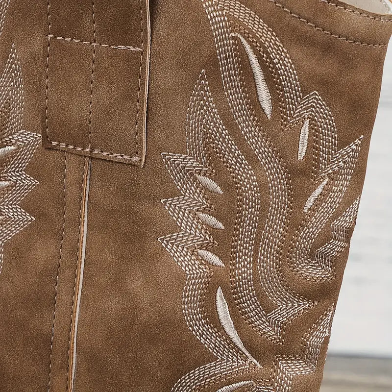 Wild Elegance Embroidered Western Boots