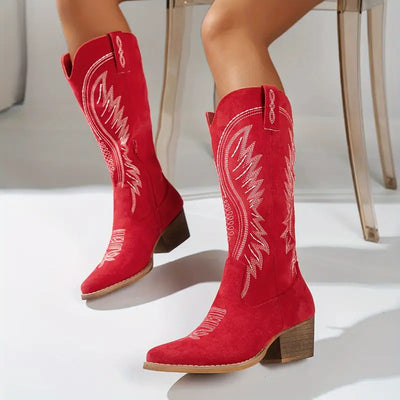 Bohemian Spirit Embroidered Western Boots