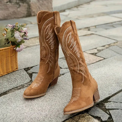 Bohemian Spirit Embroidered Western Boots