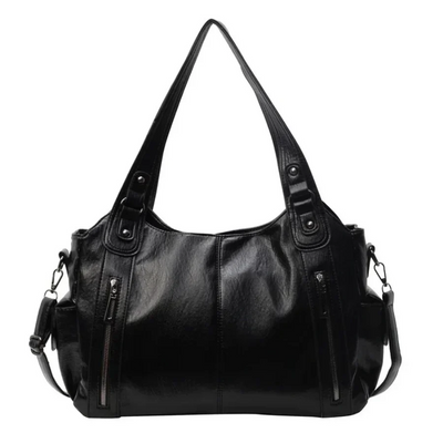 Zipper Detail Shoulder Bag
