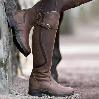 Elegant Tall Riding Boots for Equestrians