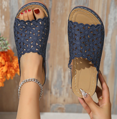 Garden Muse Floral Cut-Out Sandal Design