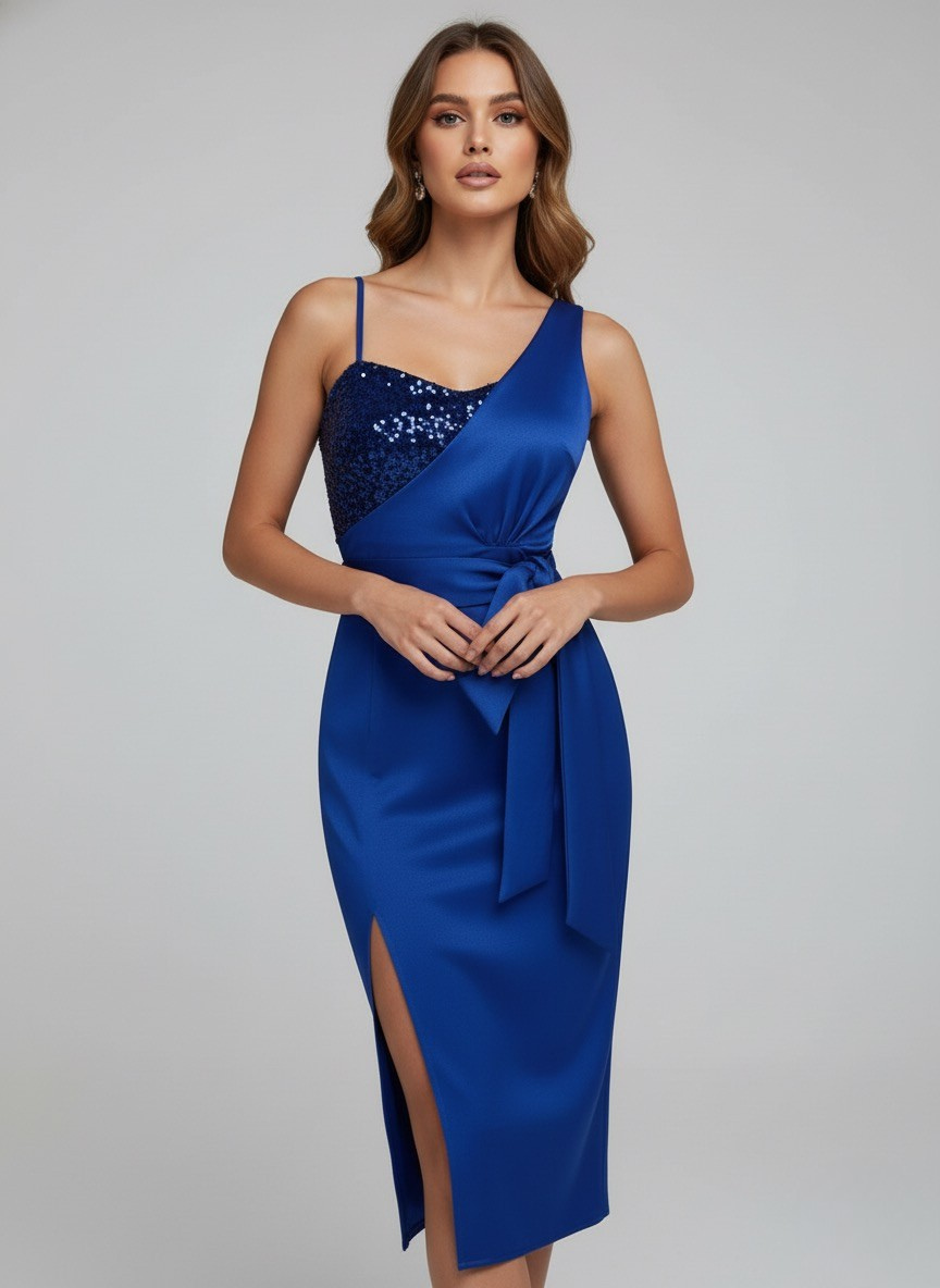 Midnight Sequin Formal Dress